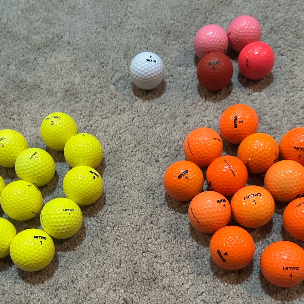 Nitro Multi Color Set of Golf Balls